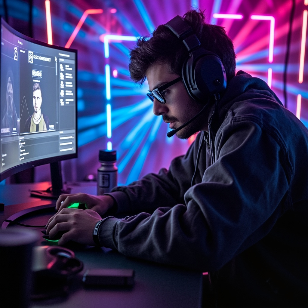 Gamer using voice changer with Discord